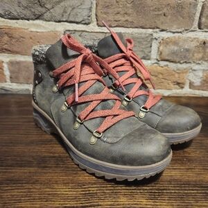 Merrell Women's Size 6.5 Eventyr Bluff Waterproof Brown Leather Boots EUC